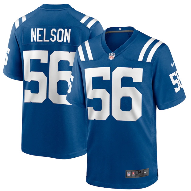 mens nike quenton nelson royal indianapolis colts game player jersey